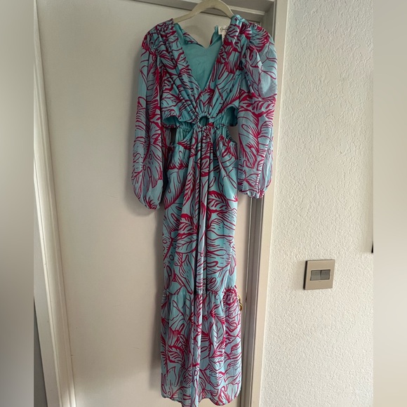 Jessica Simpson tropical maxi dress - Picture 6 of 8